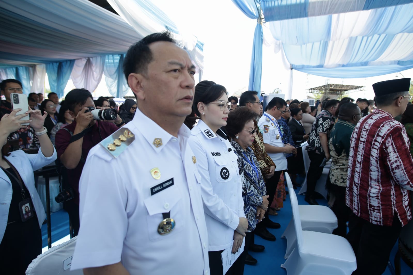 Wali Kota Caroll Senduk Bersama Wawali Sendy Rumajar di Paskah Nasional 2026 Sulut