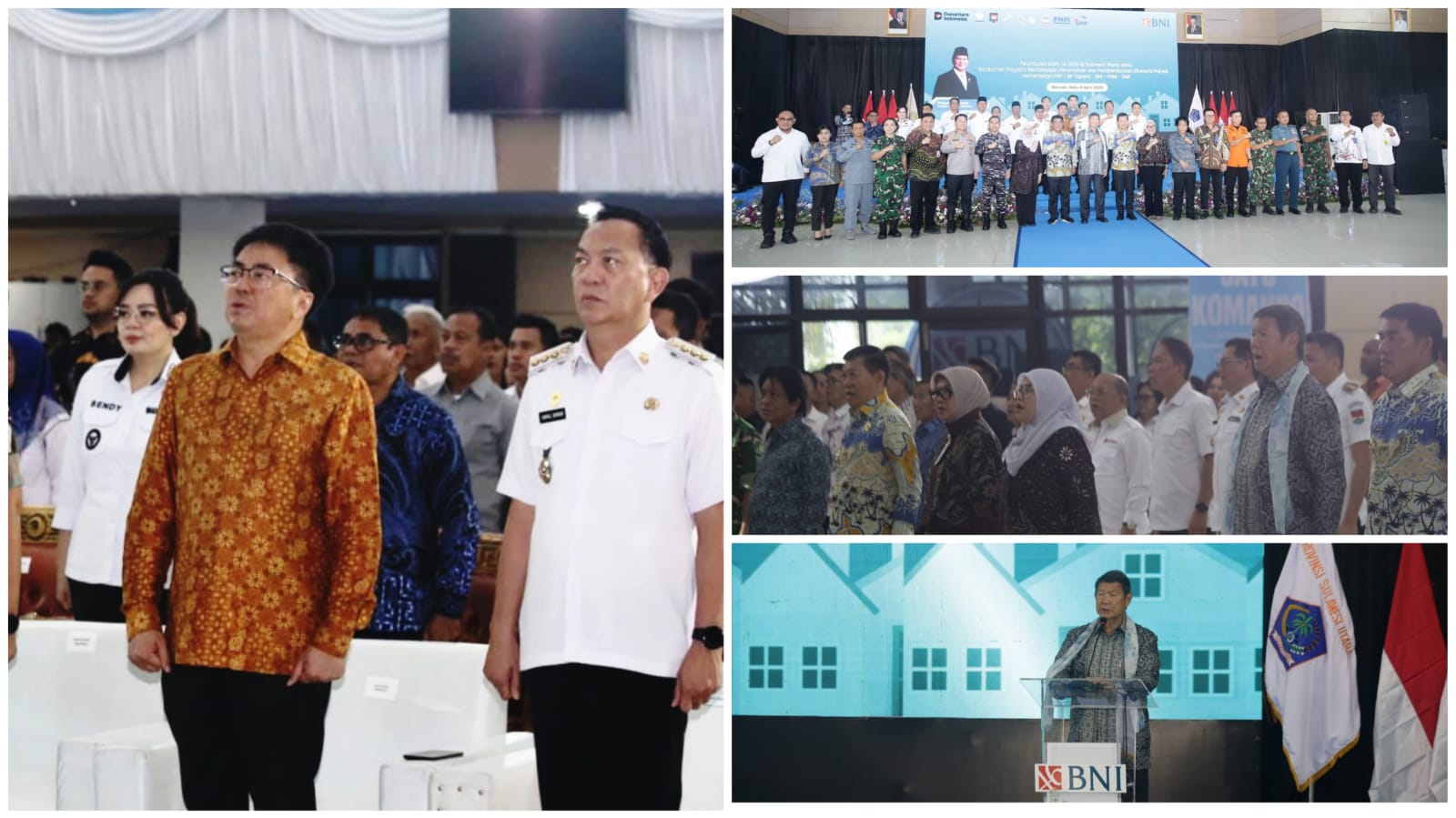 Caroll-Sendy Saksikan Peluncuran Bantuan Stimulan Perumahan Swadaya dan Sosialisasi KUR Perumahan