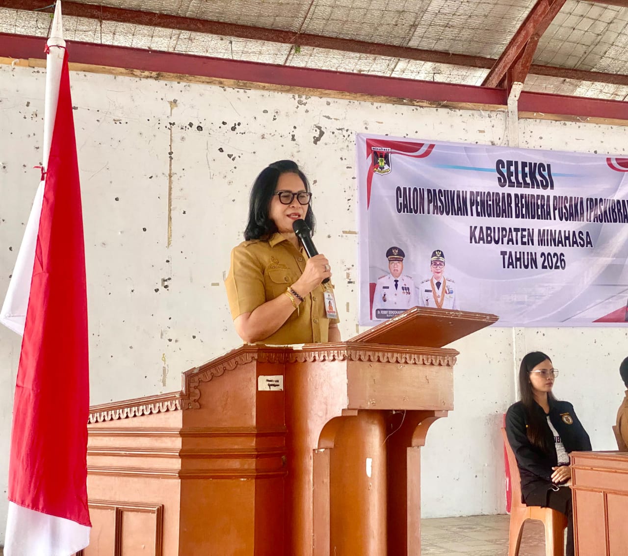Buka Seleksi Paskibraka Minahasa 2026, Sekda Watania Tekankan Disiplin, Mental, Nasionalisme
