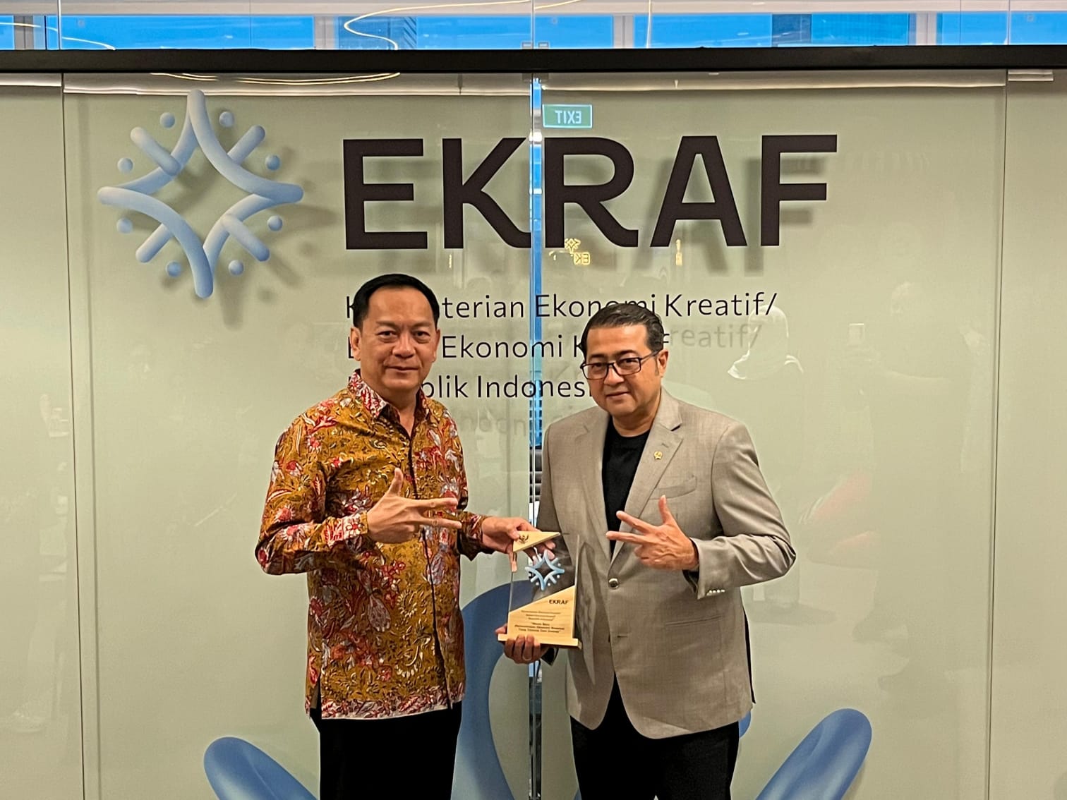 Bertemu Menteri Ekraf, Wali Kota Tomohon Ajukan Pengembangan Creative Hub dan Pelatihan Pelaku Industri Kreatif