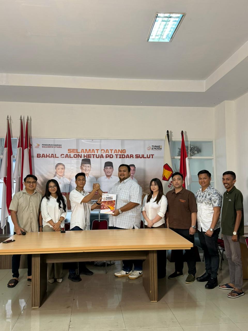 Dua Ketua PC Antar Standius Bara Prima Daftar Calon Ketua TIDAR Sulut
