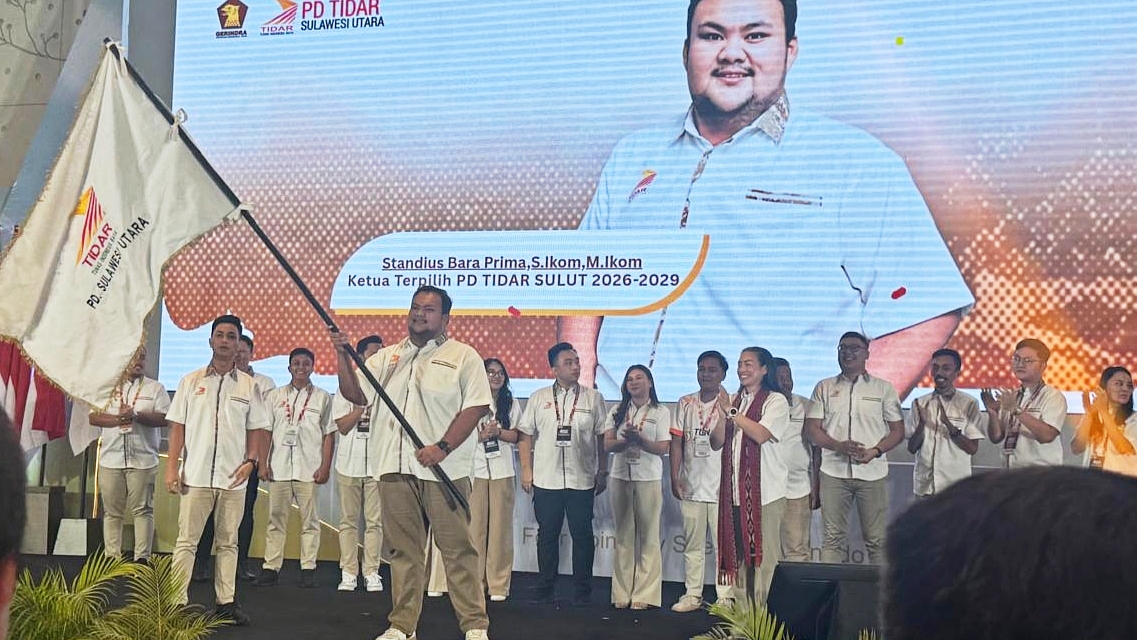 Standius Bara Prima Terpilih Jadi Ketua TIDAR Sulut: Tinggalkan Pola Elitis Menuju Gerakan Strategis