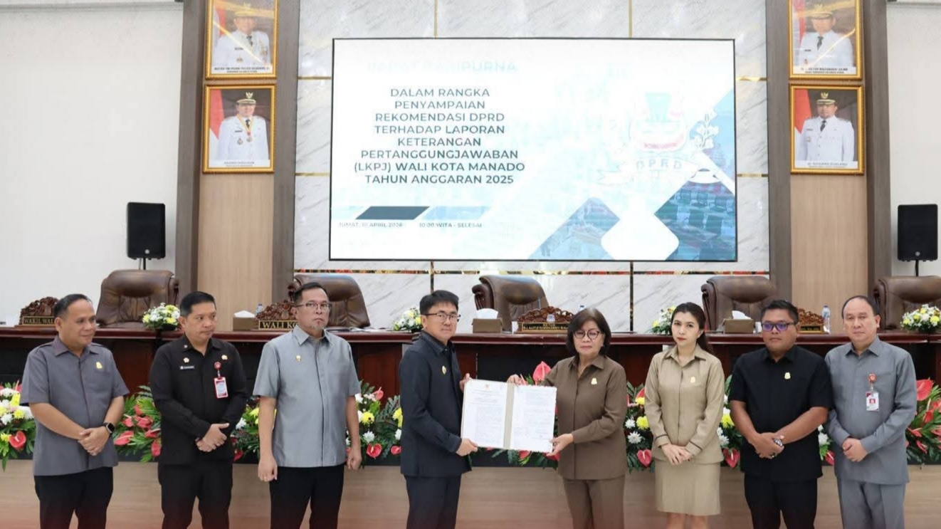 DPRD dan Pemkot Manado Tindaklanjuti Hasil Pansus LKPJ 2025, Mona Kloer Tegas Kendalikan Rapat