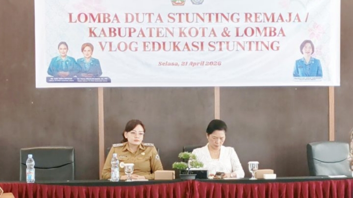 Wakil Wali Kota Sendy Rumajar Buka Lomba Duta Stunting Remaja dan Vlog Edukasi di Tomohon