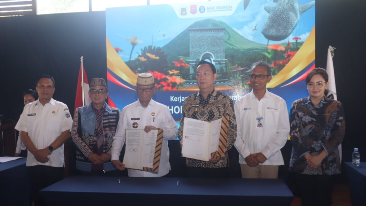 Kota Tomohon dan Bone Bolango Teken Kerja Sama Pengendalian Inflasi