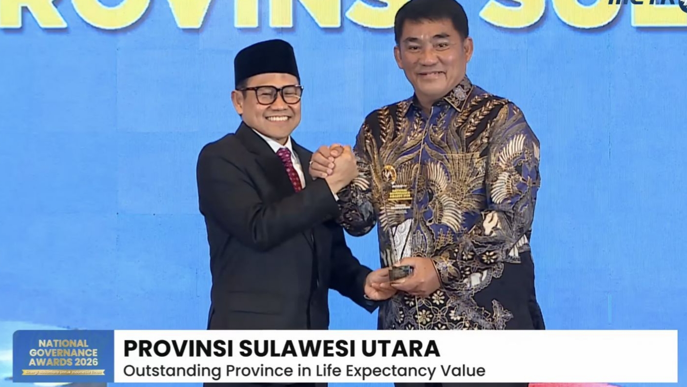 Dari Layanan Kesehatan hingga Transformasi Digital, Pemprov Sulut Raih National Governance Awards 2026