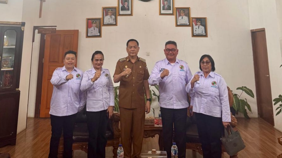 Dekopinda Kota Tomohon Audiensi ke Wali Kota: Bahas Eksistensi dan Program Organisasi