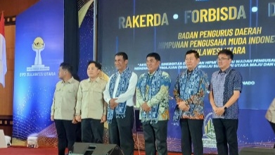 Pengusaha Muda dan Pemda Sulut Bersinergi, Menteri Pertanian Buka Rakerda HIPMI di Manado