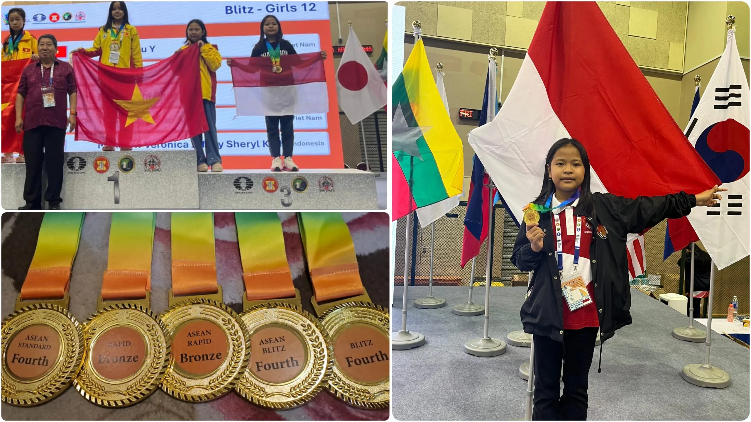 Veronica Makalew Borong Empat Prestasi di Kejuaraan Catur ASEAN+ 2026: Kado Istimewa di HUT ke-81 Kemerdekaan Indonesia